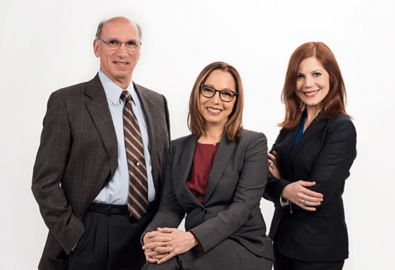 Dental team posing for a professional office portrait